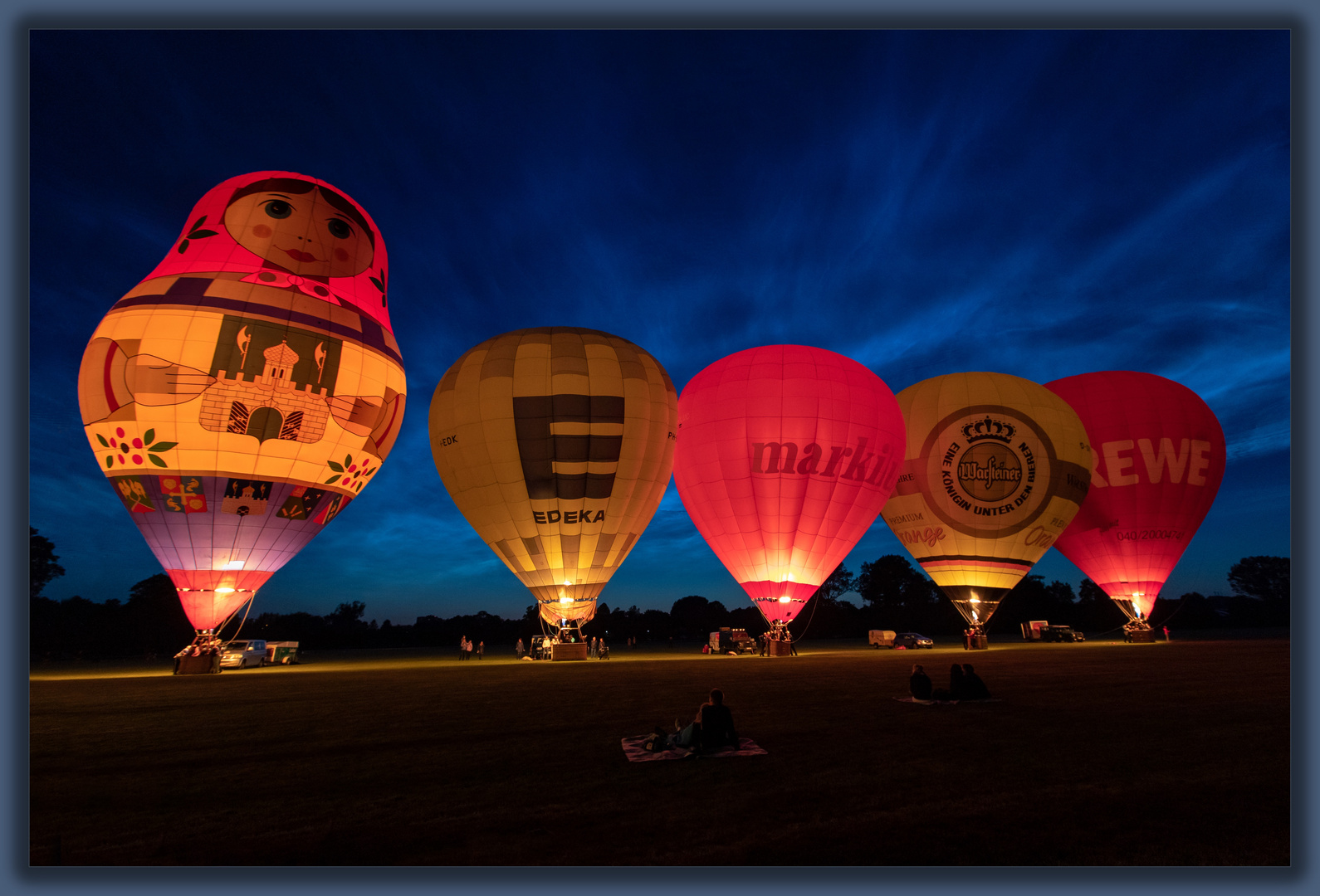 Verirrt mit dem Heißluftballon 