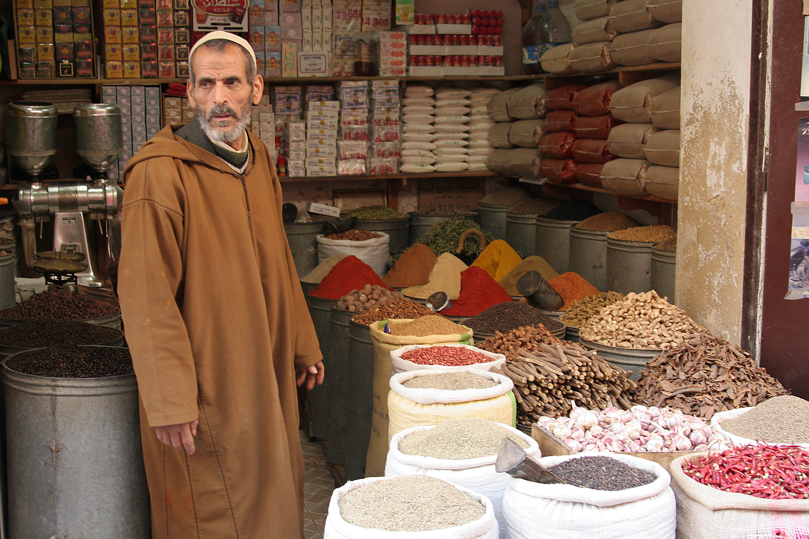 Verkäufer in Marrakech