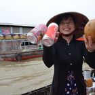 Verkäuferin im Mekongdelta (Südvietnam)