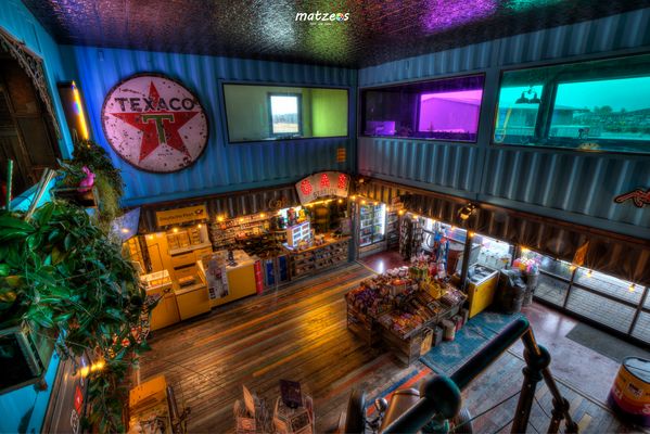 Verkaufsraum der Containertankstelle