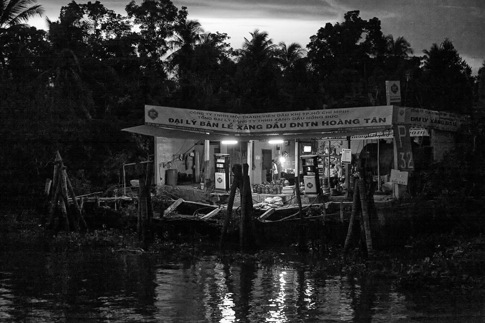 Verkaufsstelle irgendwo im Mekongdelta