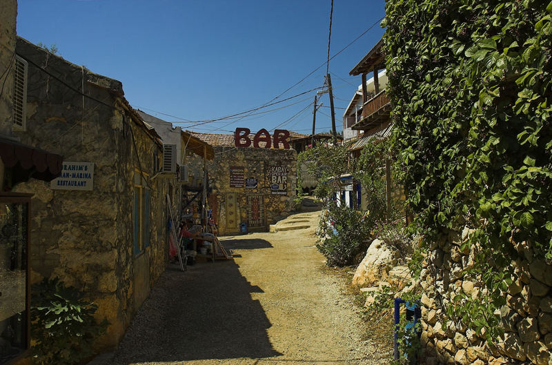 Verkaufsstraße in Kekova / Türkei