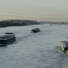 Verkehr auf dem Rhein