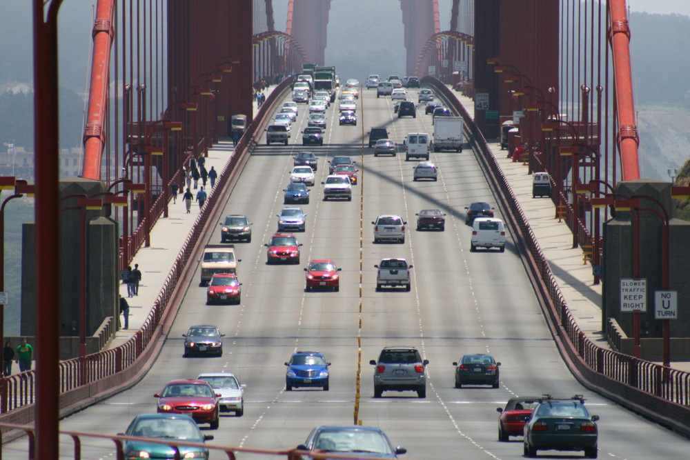 Verkehr auf der Golden Gate