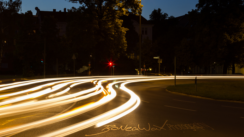 Verkehr bei Nacht