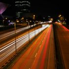 Verkehr bei Nacht in München