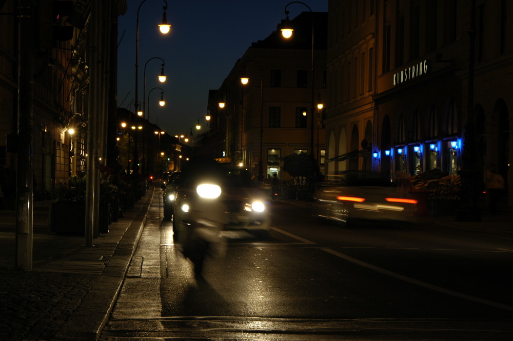 Verkehr des Nachts