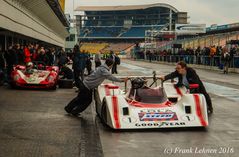 Verkehr in der Boxengasse - Jim Clark Revival 2016, Hockenheim