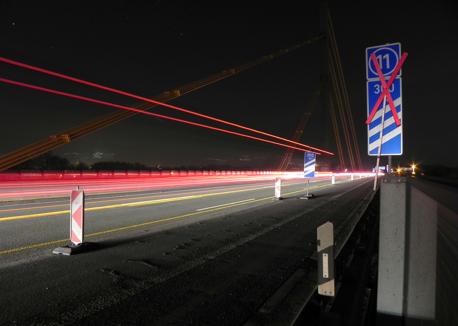 Verkehr in der Nacht