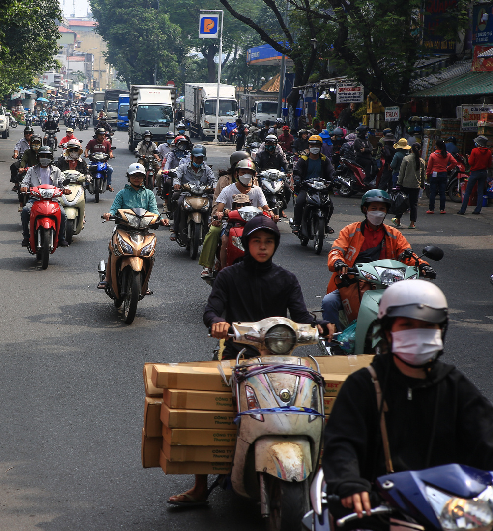 Verkehr in Saigon