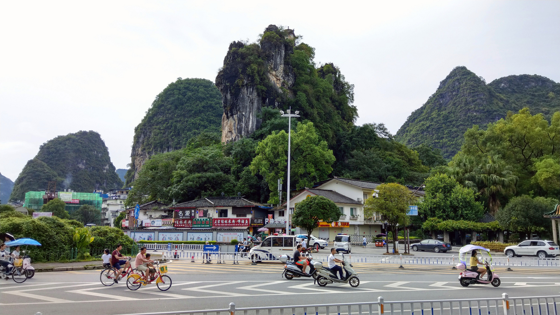 Verkehr in Yangshuo