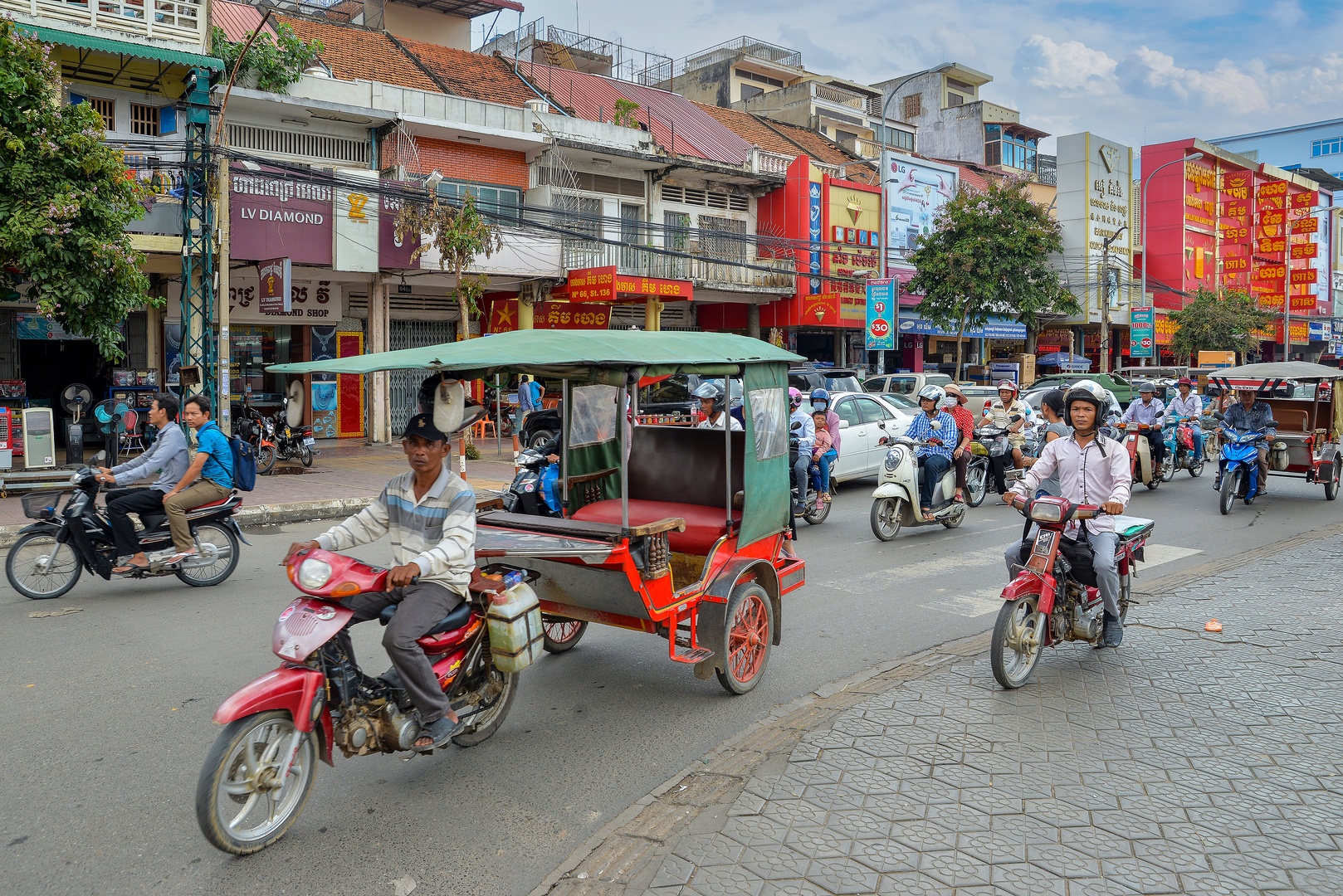 Verkehrsalltag in Phnom Penh 02