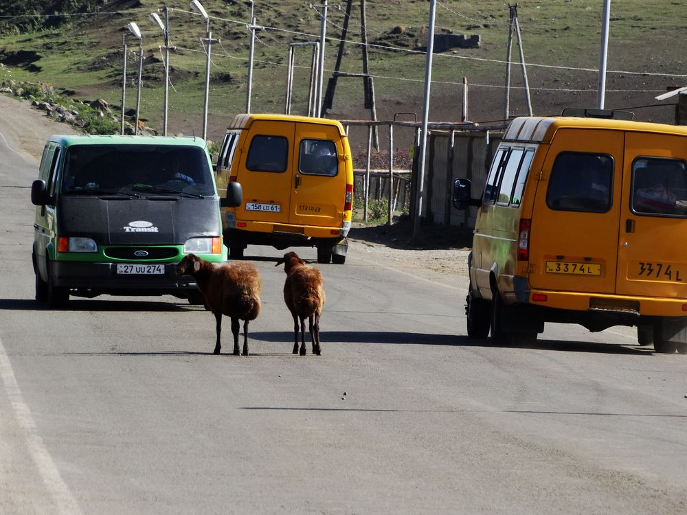 Verkehrsbeeinträchtigung in Armenien