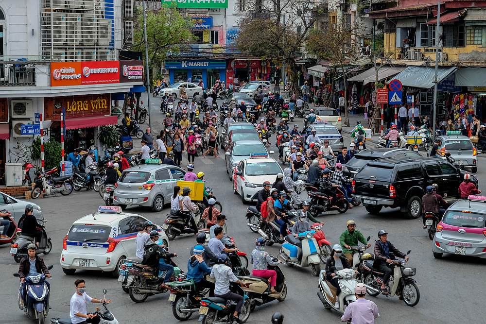 Verkehrsberuhigte Zone - Hanoi