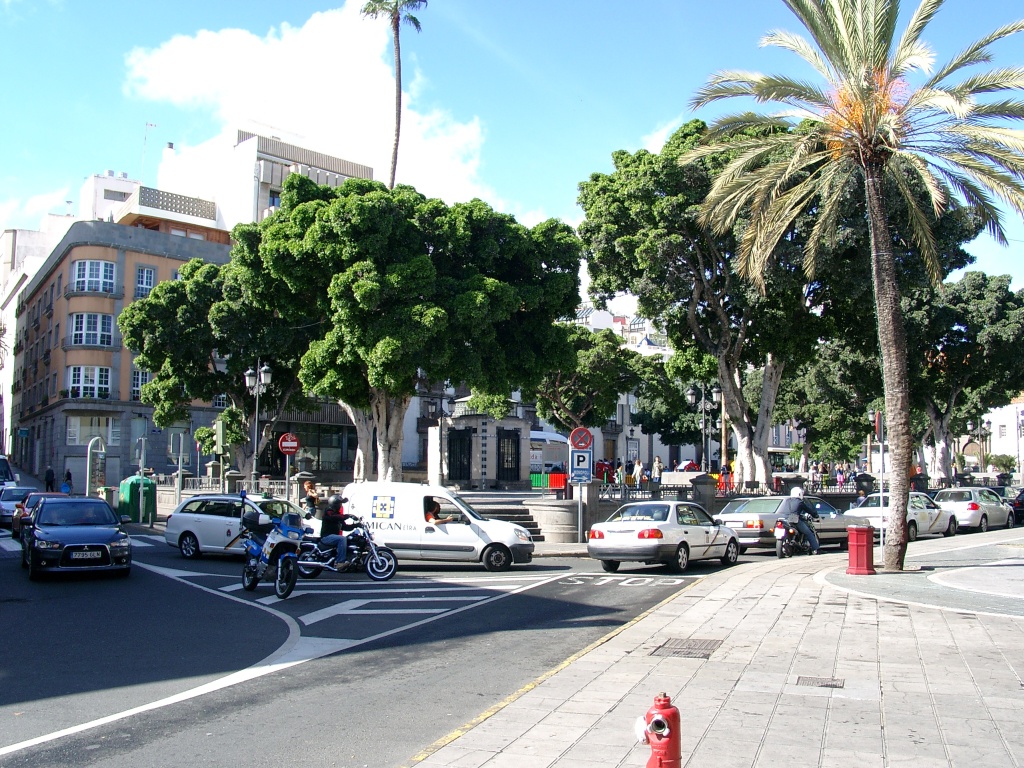 Verkehrschaos in Las Palmas de Gran Canaria