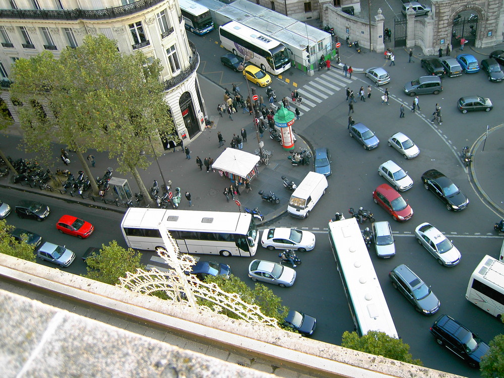 Verkehrschaos in Paris