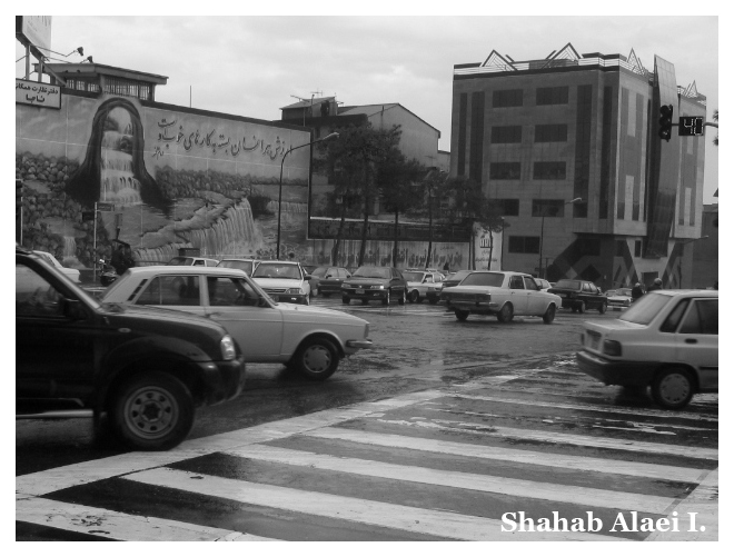 Verkehrschaos Tehran