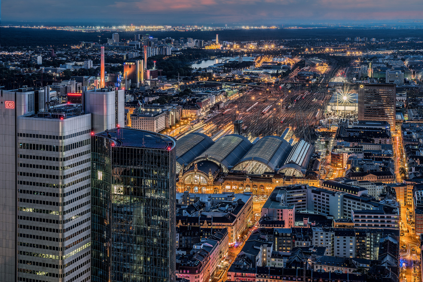 Verkehrsknotenpunkt Frankfurt