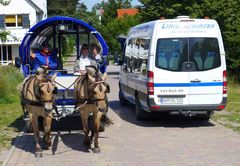 Verkehrsmittel auf Hiddensee