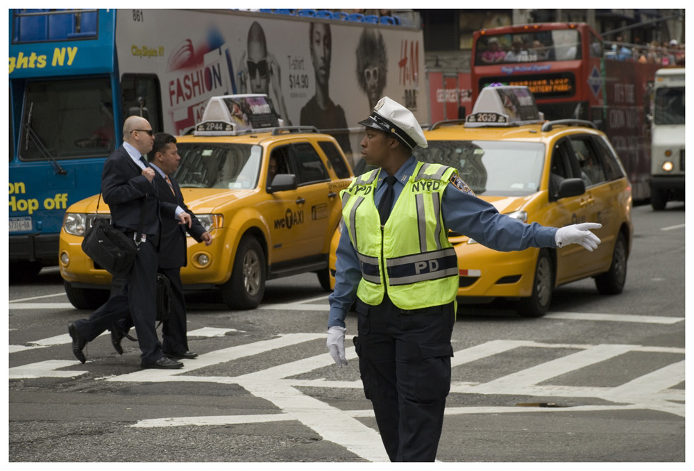 Verkehrspolizei in New York