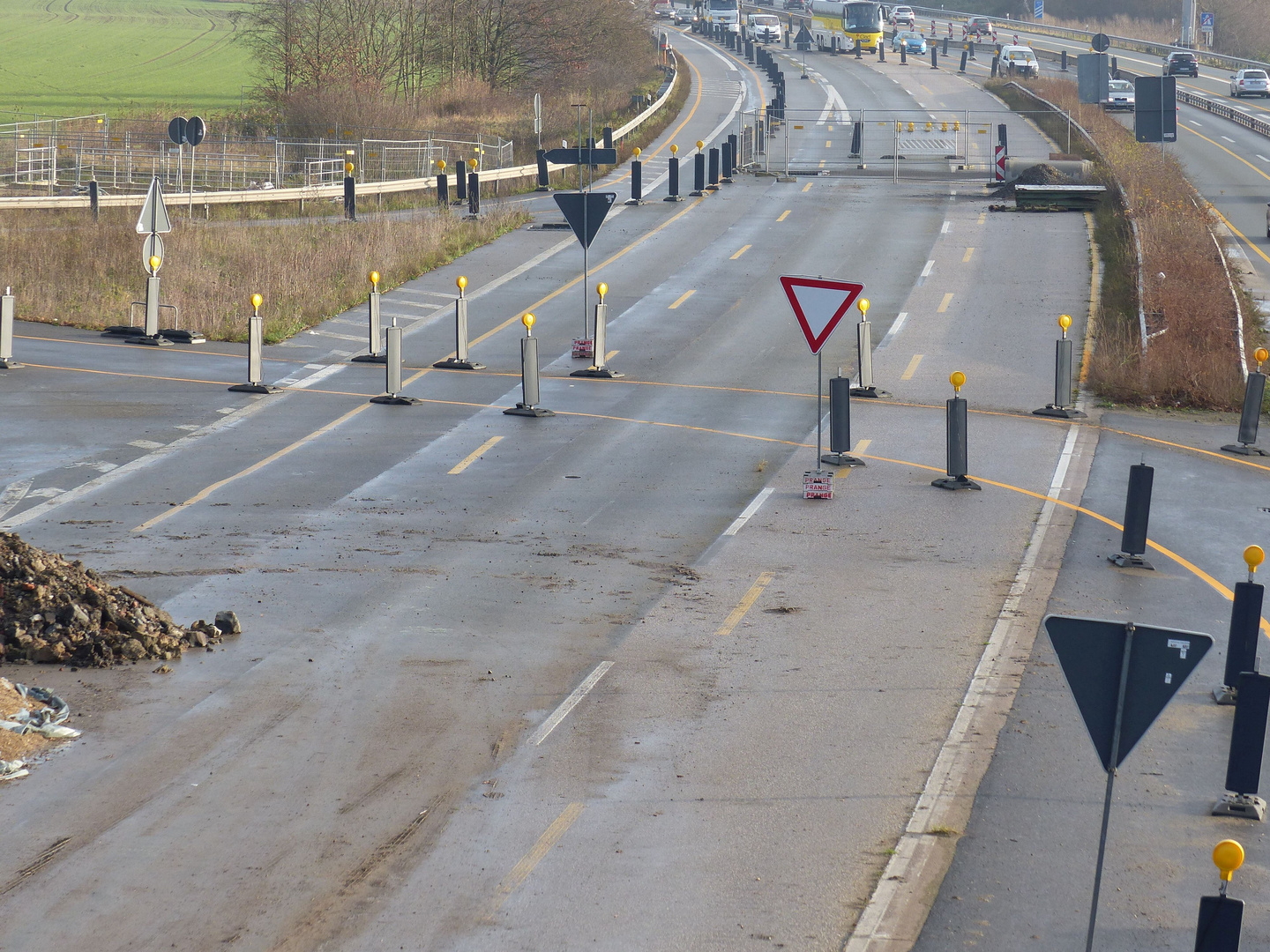 Verkehrssituation aus östlicher Richtung - Bad Oeynhausen