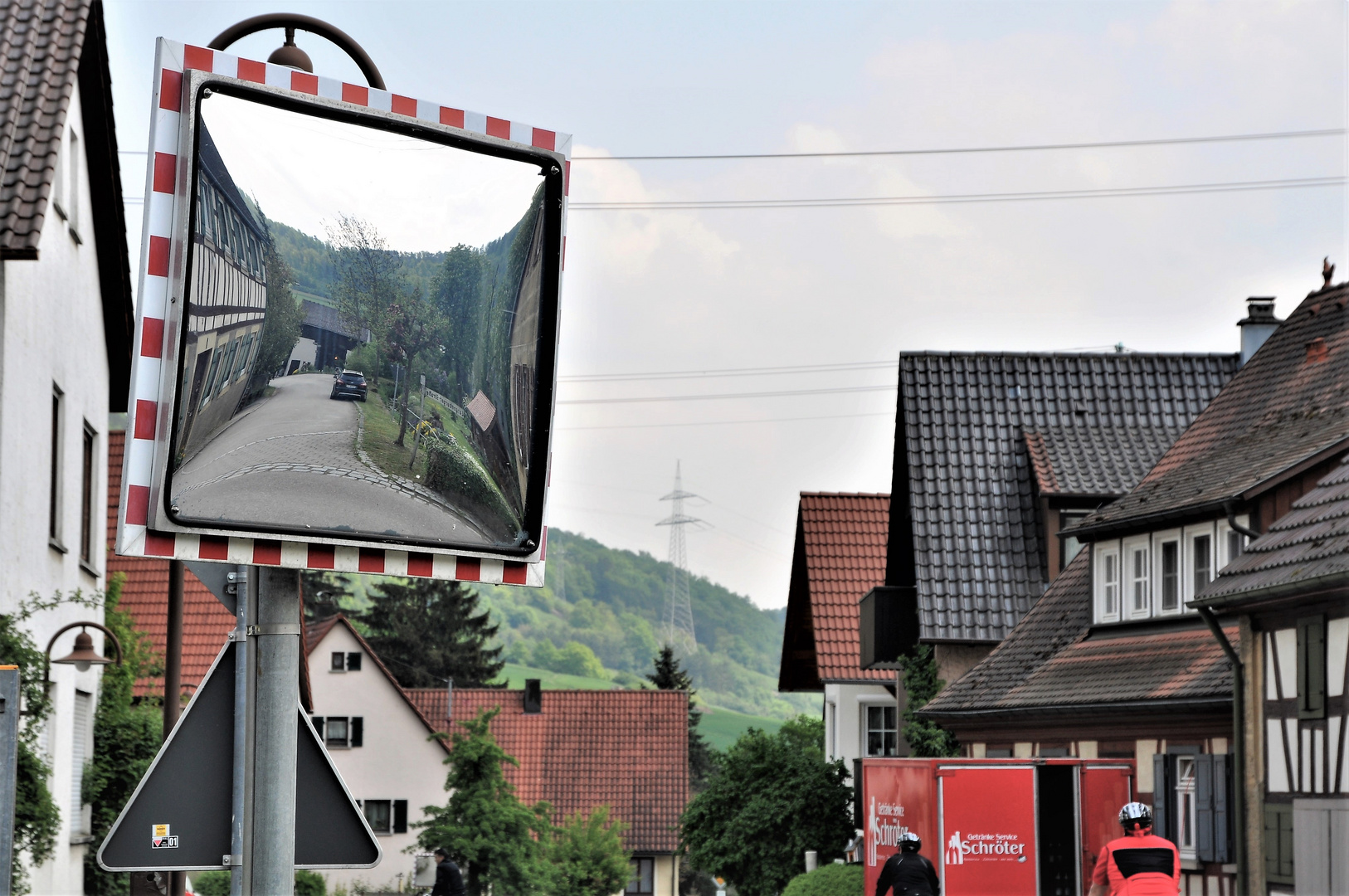 Verkehrsspiegel - Dienstagspiegelung