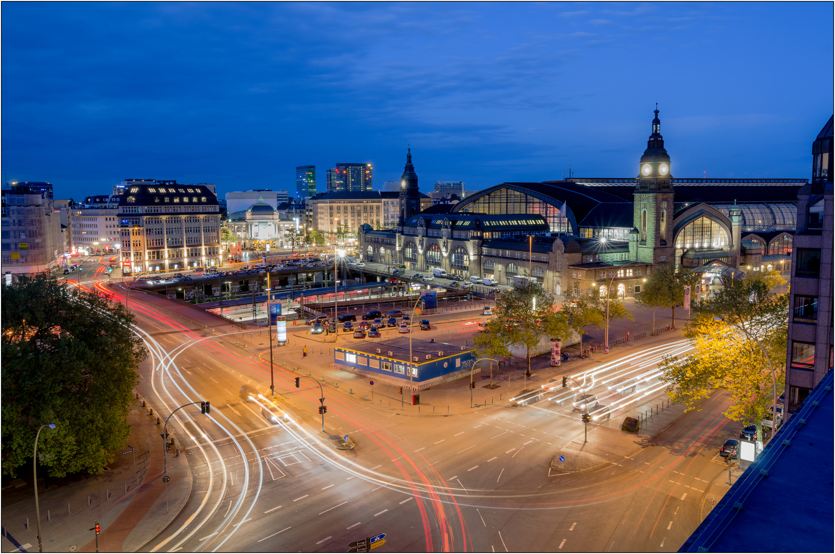 Verkehrsströme rund um den Hamburger Hauptbahnhof