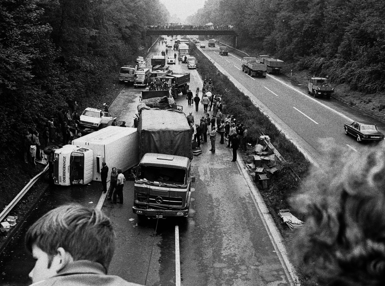 Verkehrsunfall auf der A 2