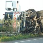 Verkehrsunfall auf der A 215 hinter 12 km Blumenthal nach Kiel