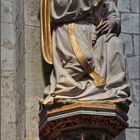 Verkündigungsszene in St. Kunibert, Köln 1439, Engel Gabriel