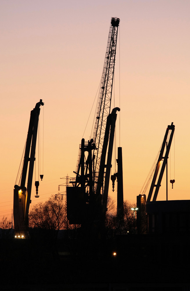 Verladekräne (Hafen Hamburg)