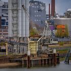 Verladekran am Mühlauhafen in Mannheim