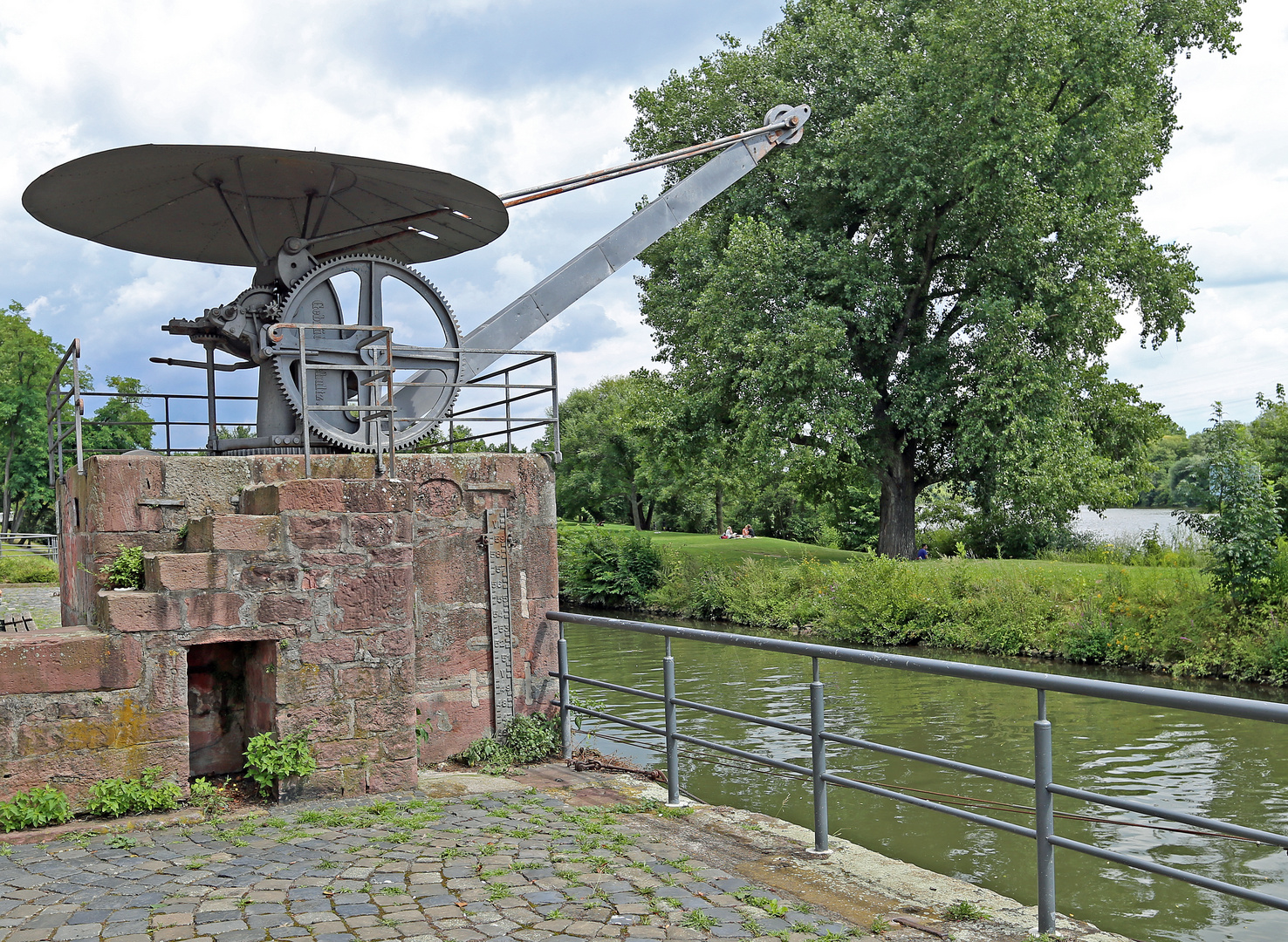 Verladekran Frankfurt-Höchst