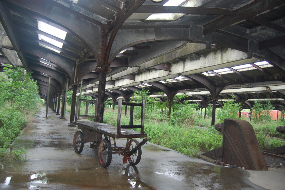 verlassene Bahnhof von new Jersy