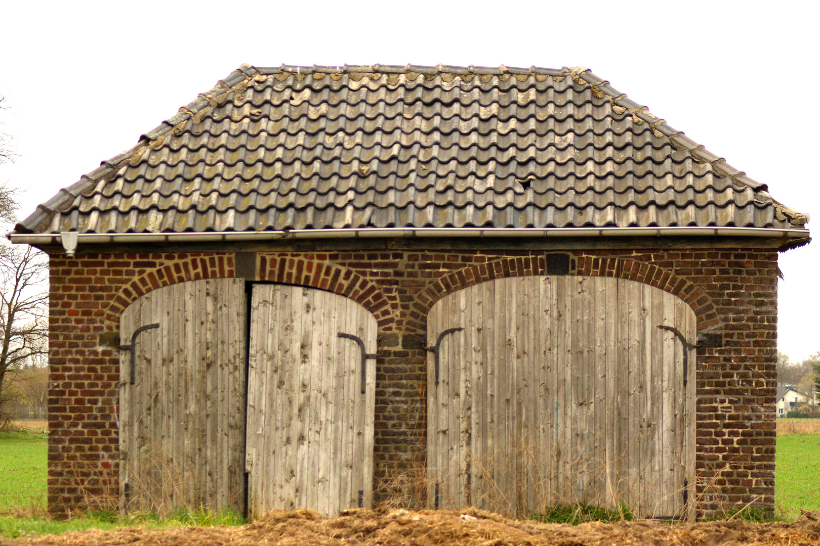 verlassene Garage