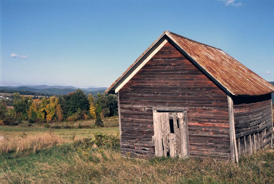 Verlassene Hütte in Vermont