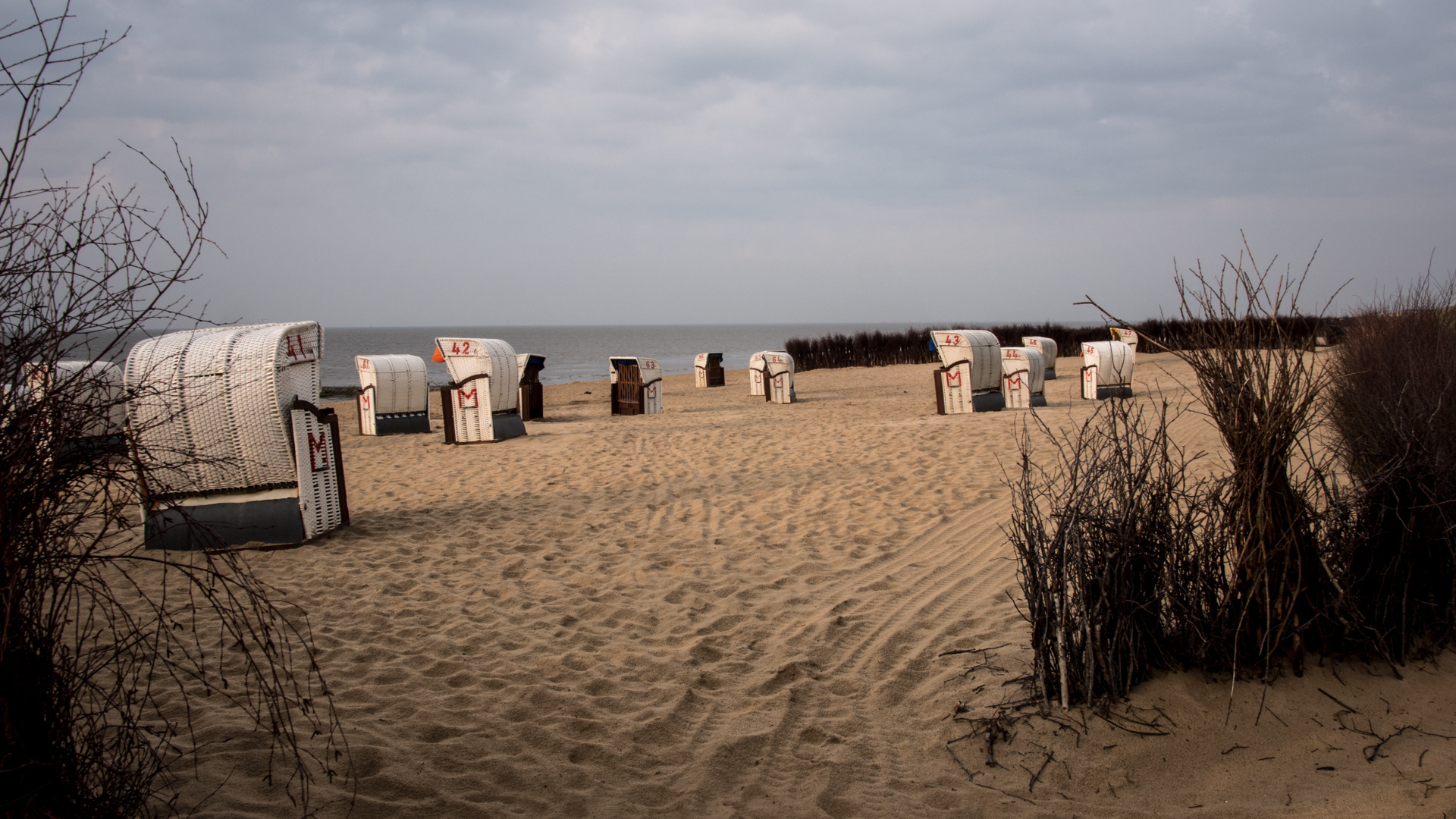 Verlassene Orte - Strandkörbe in Cuxhaven