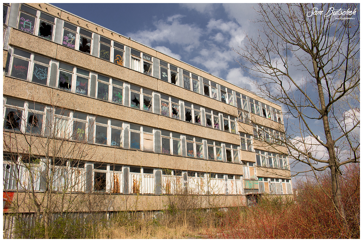 Verlassene Schule in Leipzig