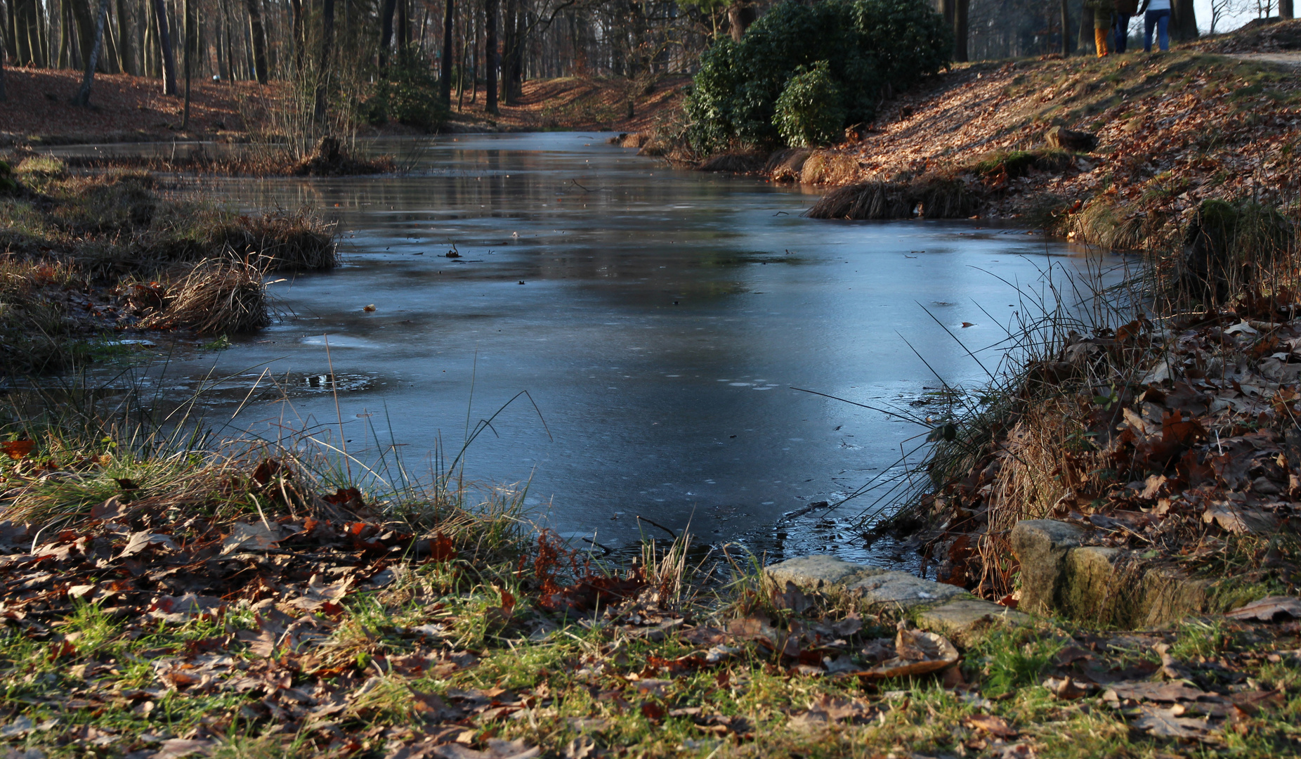 Verlassene Tagebaulandschaft