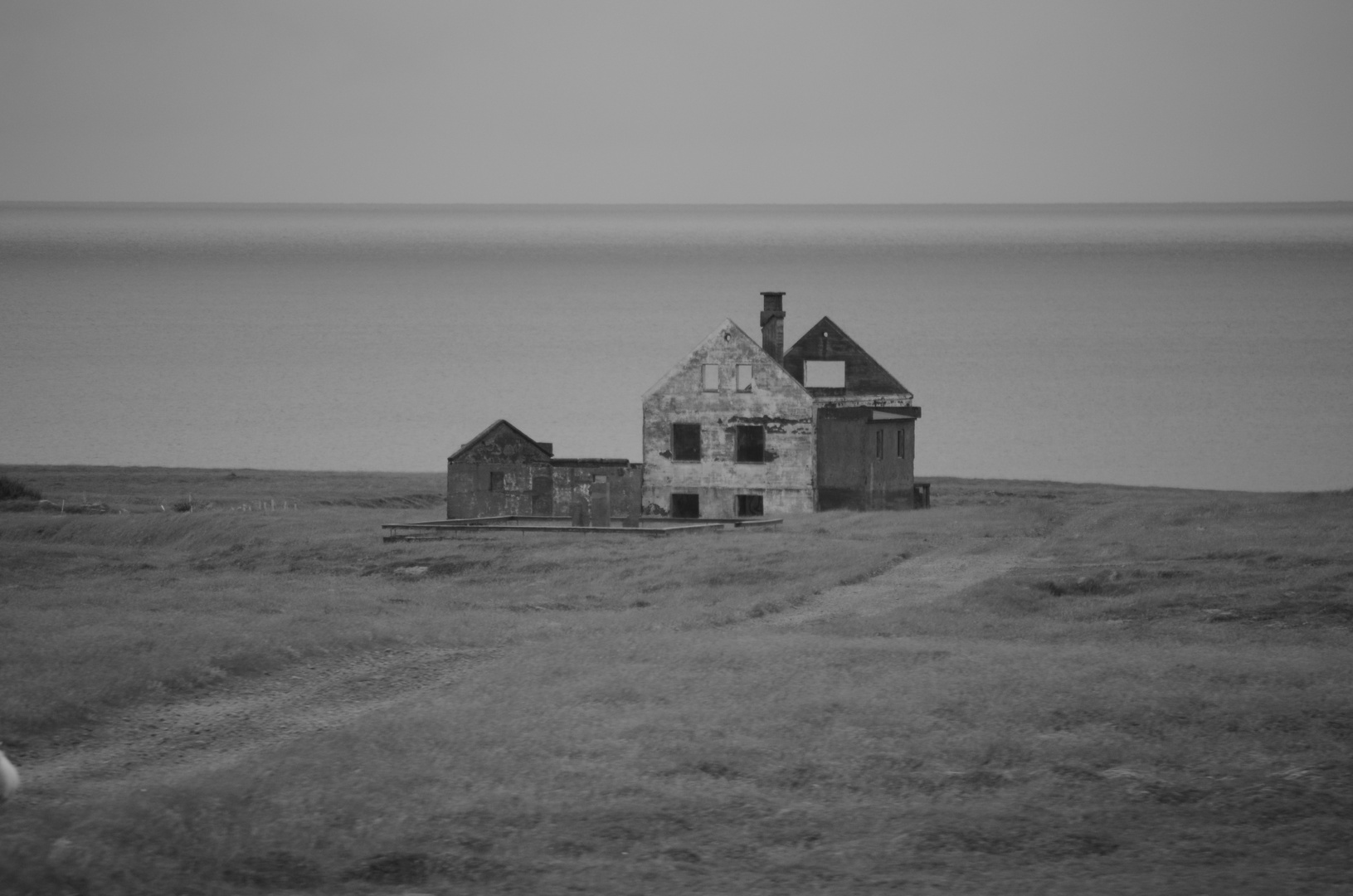 Verlassenenes Haus auf der Snoefelneshalbinsel auf Island