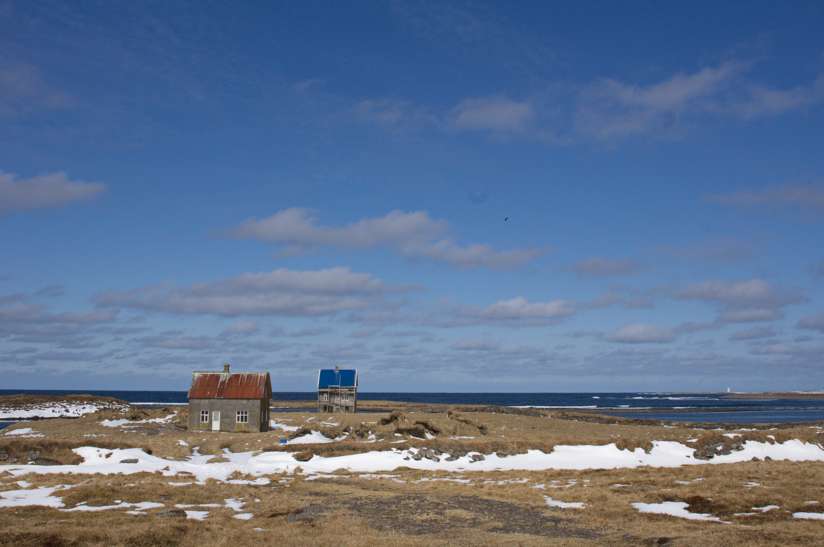 Verlassener nördlichster Hof Islands