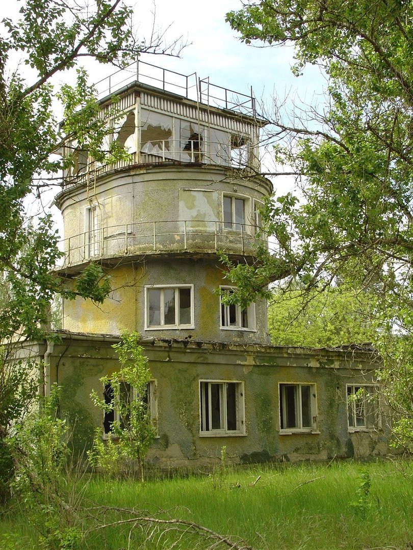 Verlassener russischer Flughafen