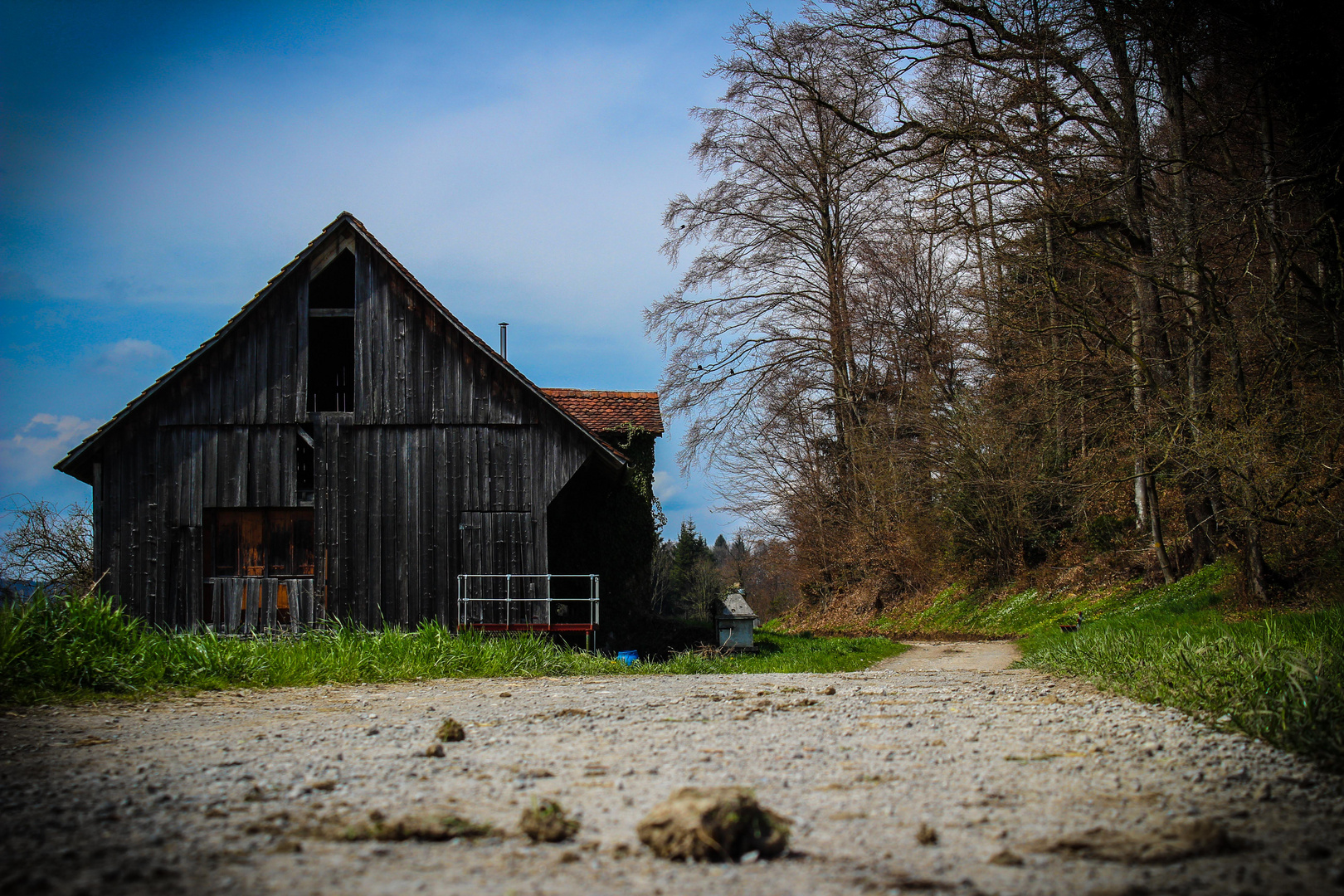 verlassener Schuppen