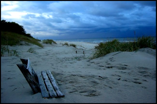 Verlassener Strand