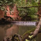 Verlassener Wasserfall