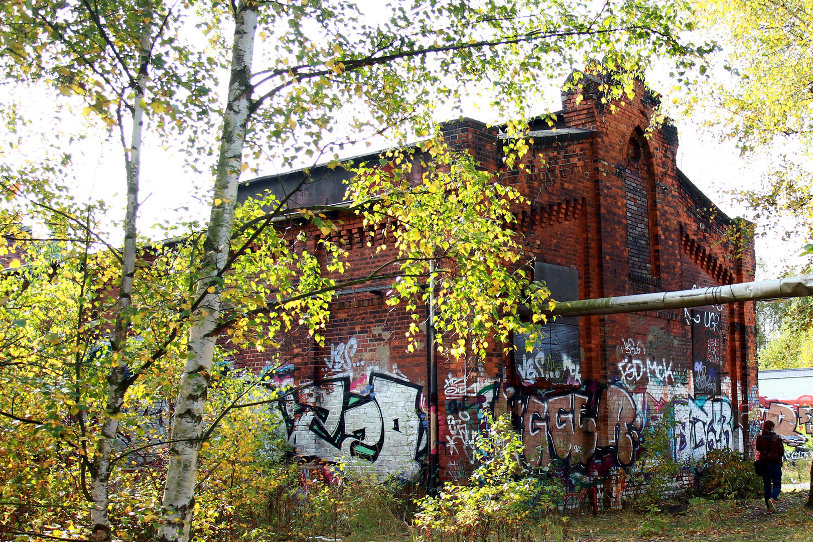 Verlassenes Bahnhofsgelände Graffiti 4