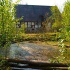 Verlassenes Bauernhaus am Tümpel