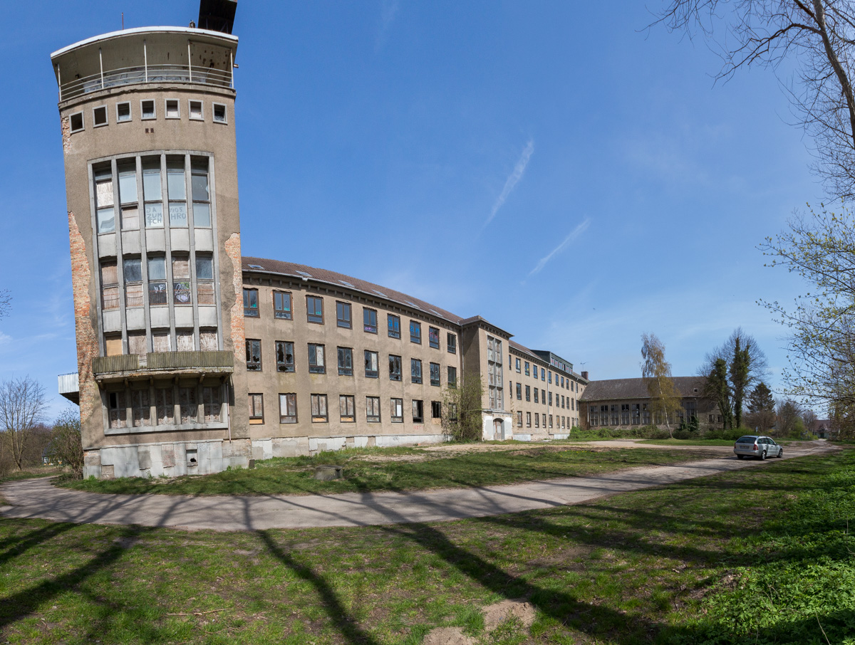 Verlassenes Fertigungsgebäude auf dem Darß