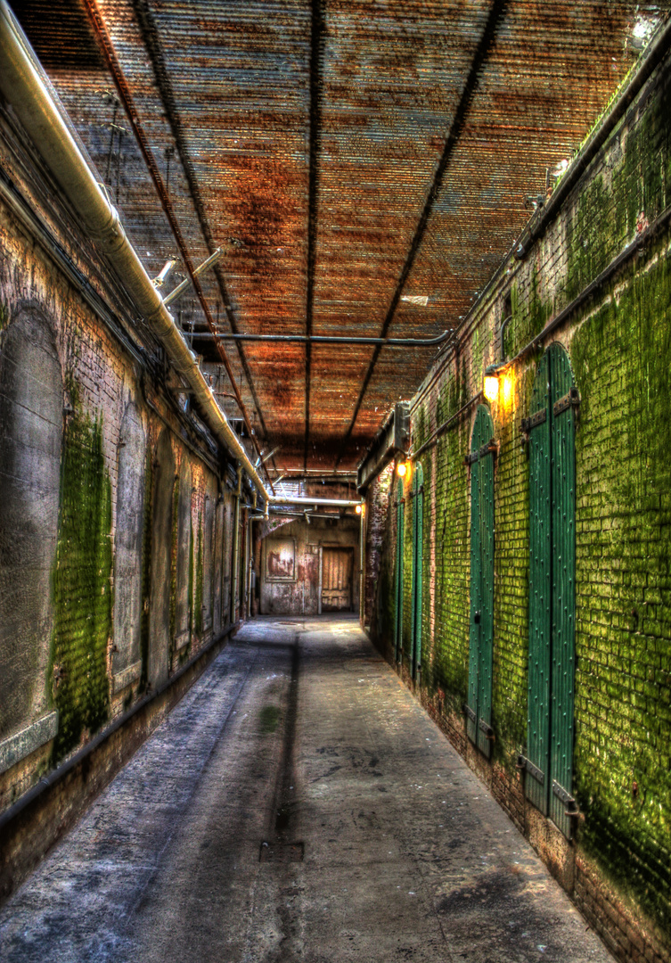 verlassenes Gebäude auf Alcatraz