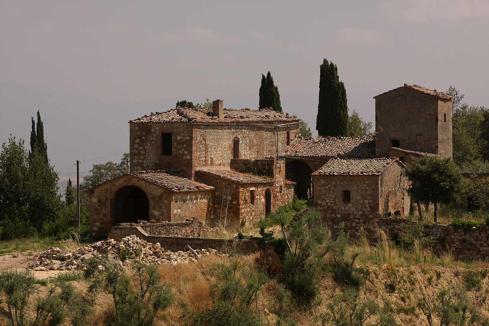 Verlassenes Gehöft in der Toscana